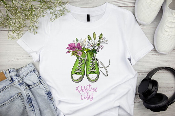 Camiseta Floral