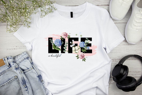 Camiseta Life Floral