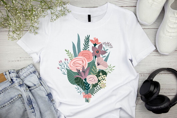 Camiseta Floral