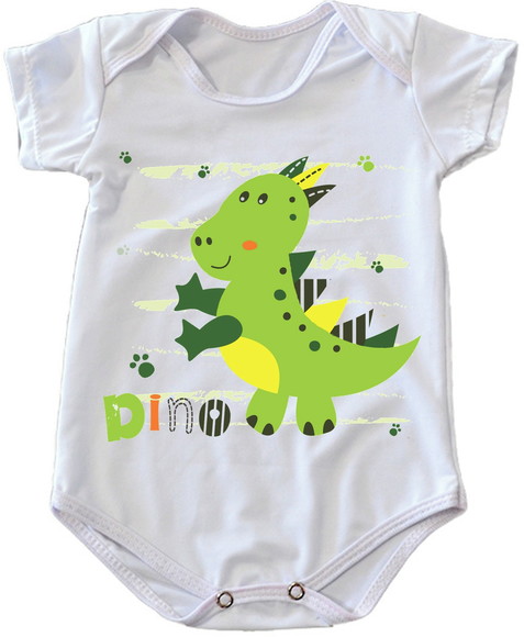Body Infantil Dinossauro