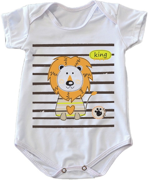 Body Infantil Leãozinho