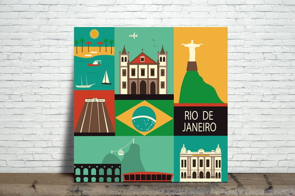 Azulejo Decorativo Rio de Janeiro