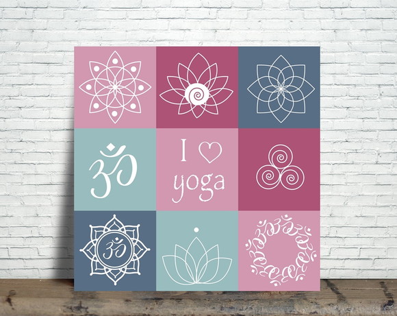 Azulejo Decorativo Yoga
