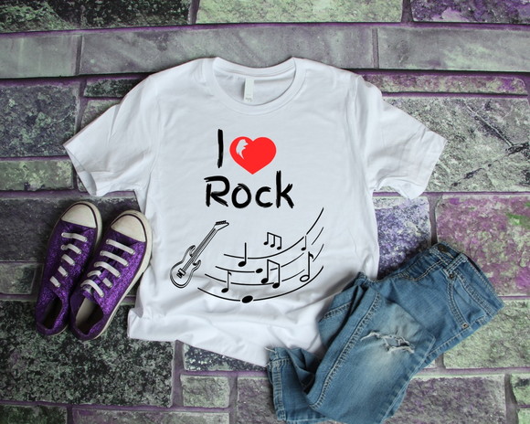 Camiseta I Love Rock