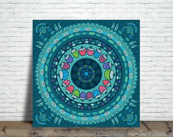 Azulejo Decorativo Mandala