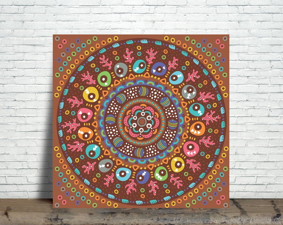 Azulejo Decorativo Mandala
