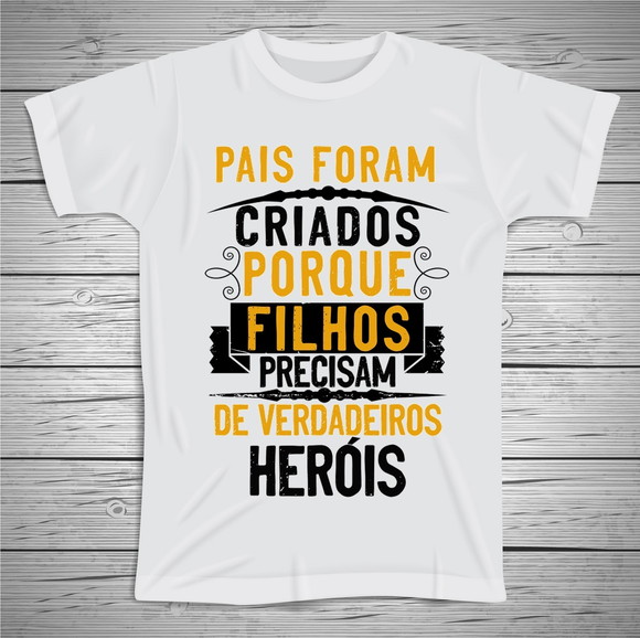 Camiseta Pai Herói
