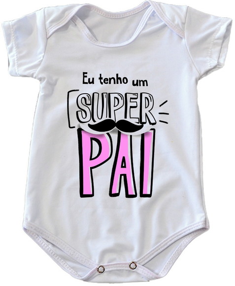 Body Infantil Super Pai