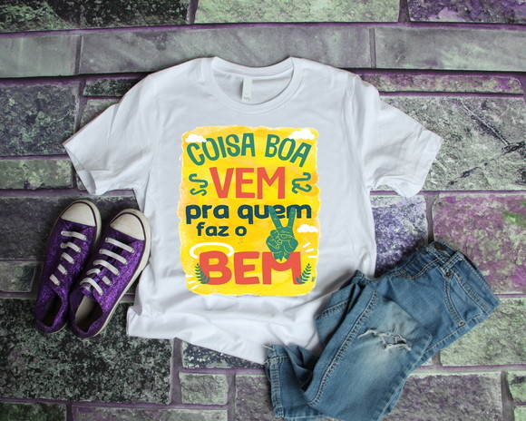 Camiseta Coisa Boa Vem