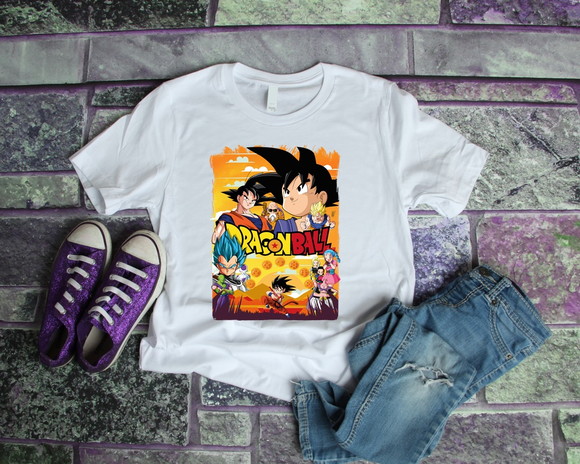 Camiseta Infantil Dragon Ball