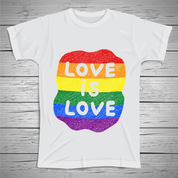 Camiseta Love is Love LGBT