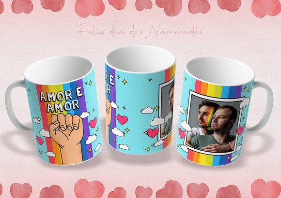 Caneca Dia dos Namorados LGBT