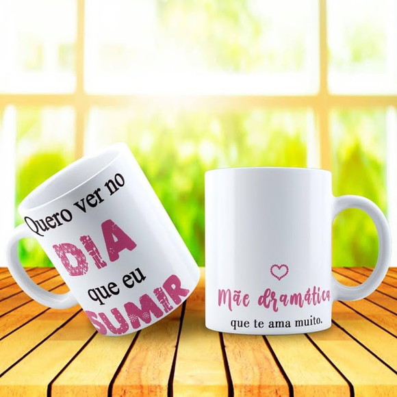 Caneca Mãe Dramática