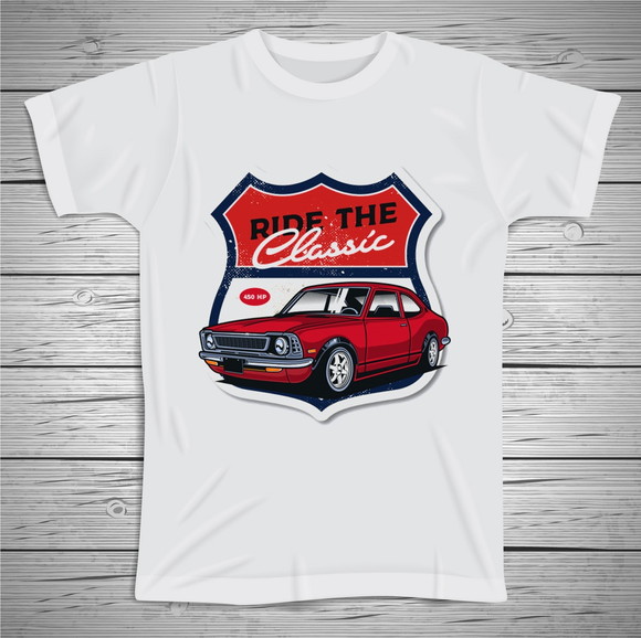 Camiseta Vintage Car