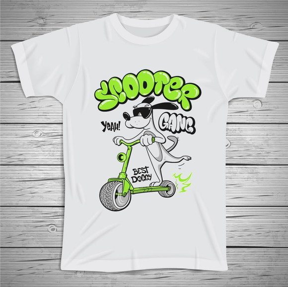 Camiseta Infantil Scooter