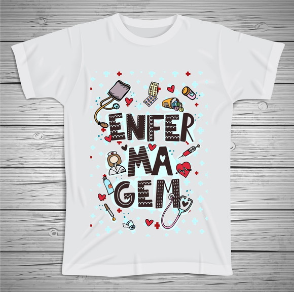 Camiseta Profissão Enfermagem