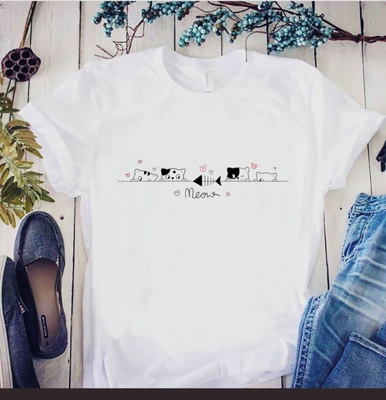 Camiseta Meow