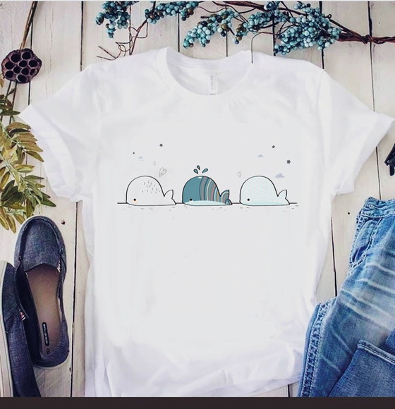 Camiseta Baleias