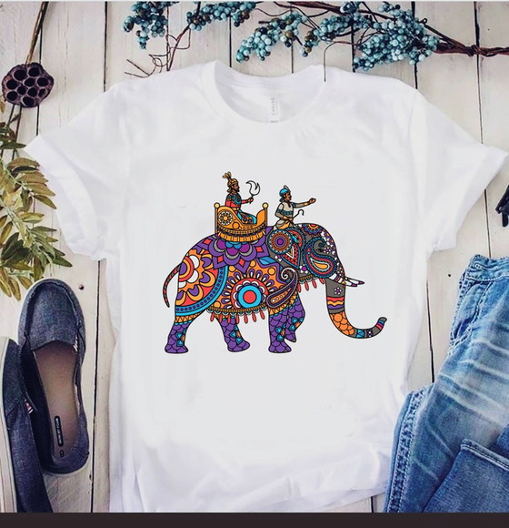Camiseta Elefante Indiano