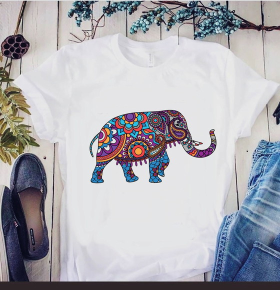 Camiseta Elefante Indiano