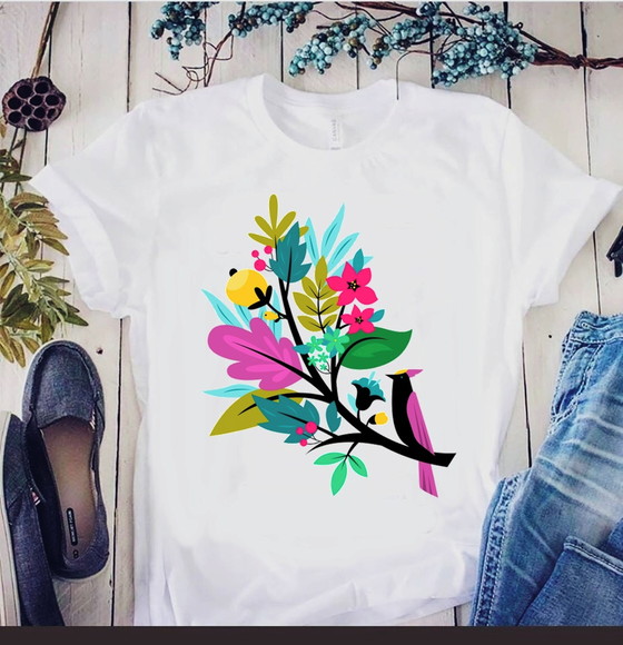 Camiseta Flores