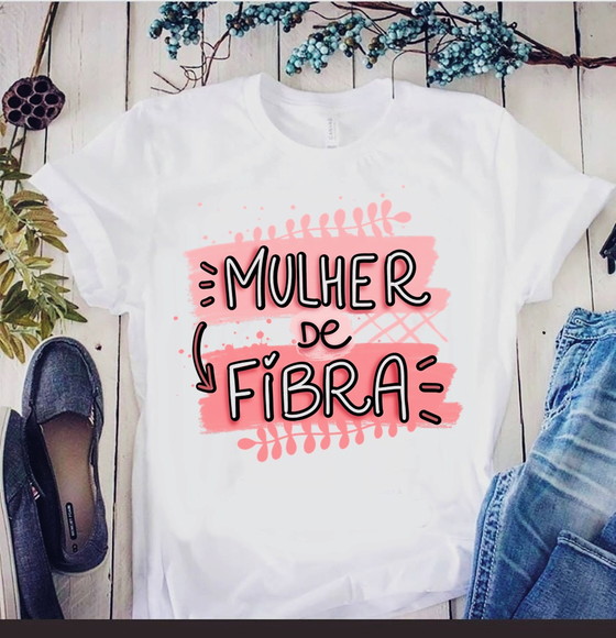 Camiseta Mulher de Fibra