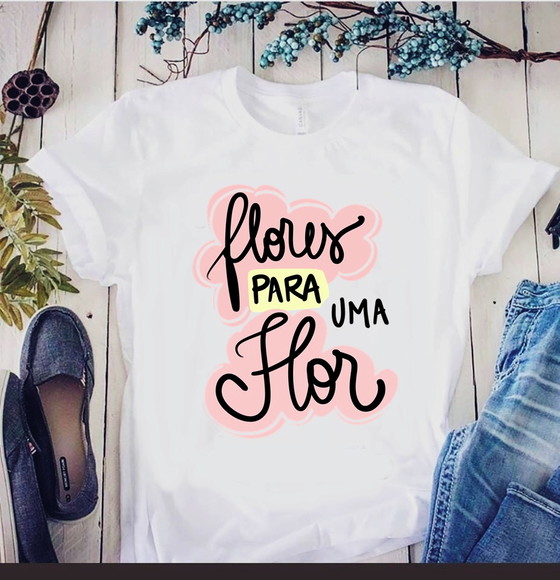 Camiseta Flores