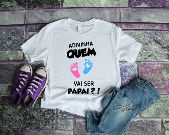 Camiseta Adivinha Quem Vai Ser Papai