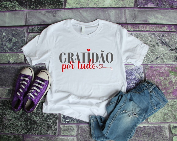 Camiseta Gratidão Por Tudo