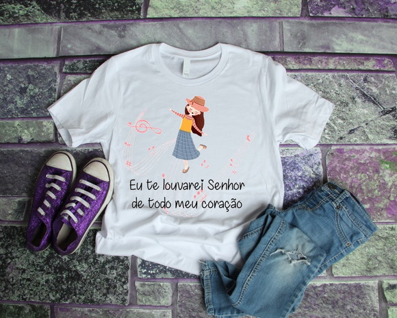 Camiseta Eu Te Louvarei Senhor