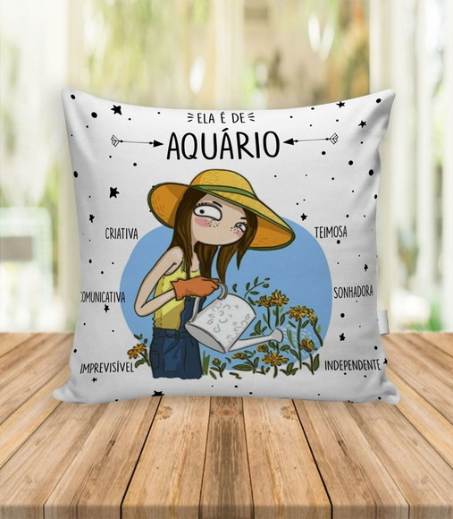 Almofada Signo de Aquário