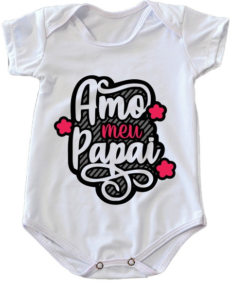 Body Infantil Amo Meu Papai
