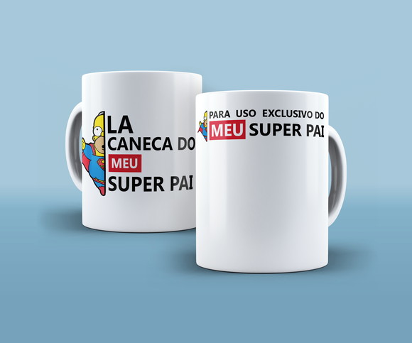 Caneca Dia dos Pais Personalizada com Foto