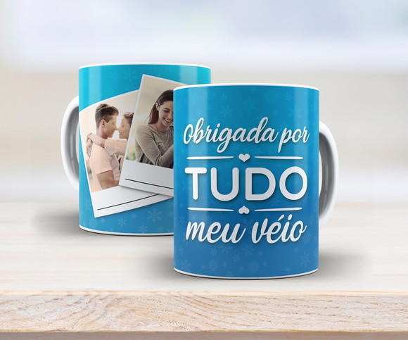 Caneca Dia dos Pais Personalizada com Foto