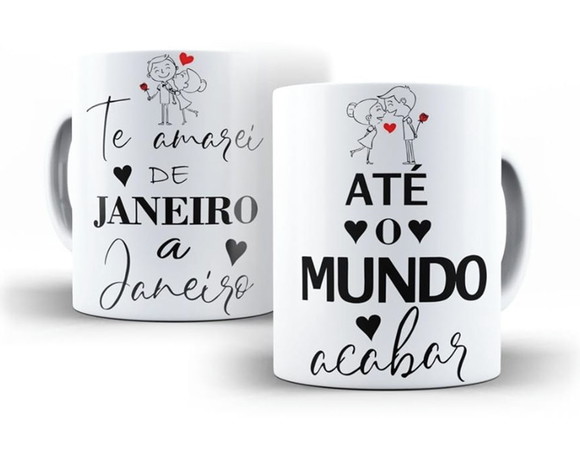 Caneca Dia dos Namorados Te Amarei
