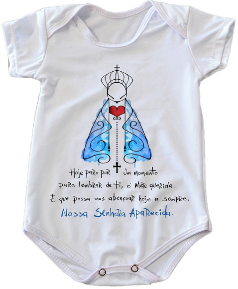 Body Infantil Nossa Senhora Aparecida