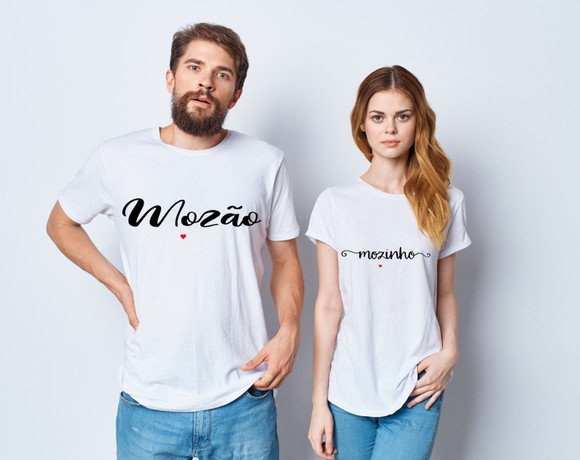 Kit Camiseta Casal Mozão e Mozinho