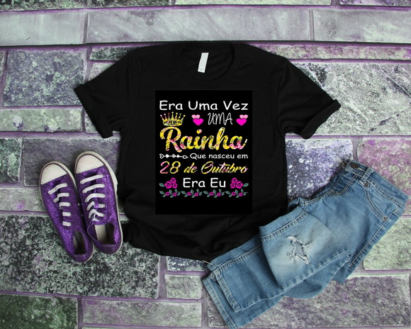 Camiseta Era Uma Vez Uma Rainha