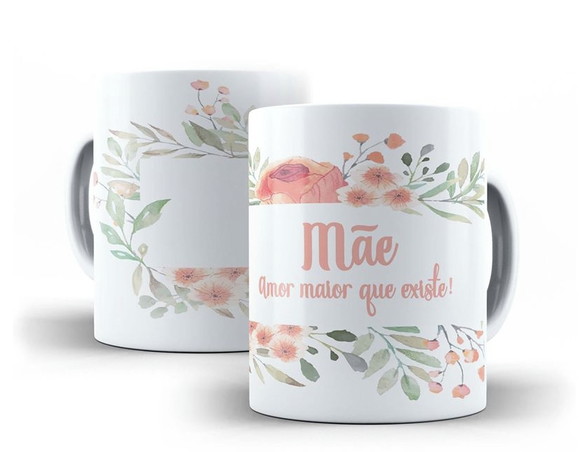 Caneca Mãe Amor Maior que Existe