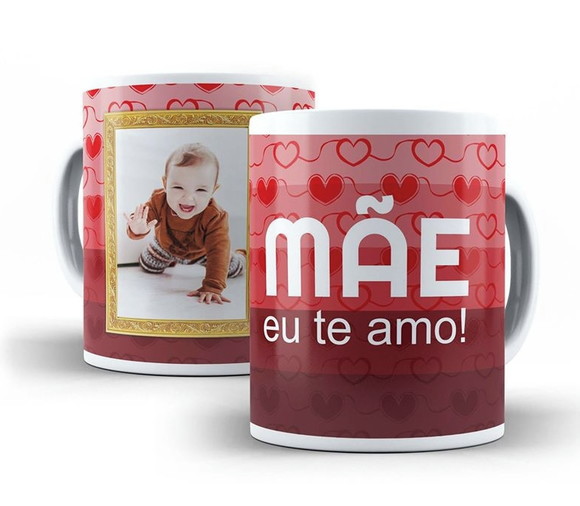 Caneca Dia das Mães Personalizada com Foto