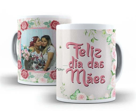 Caneca Feliz Dia das Mães