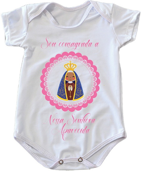 Body Infantil Sou Consagrada em Nossa Senhora