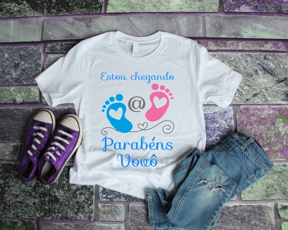 Camiseta Estou Chegando Vovô