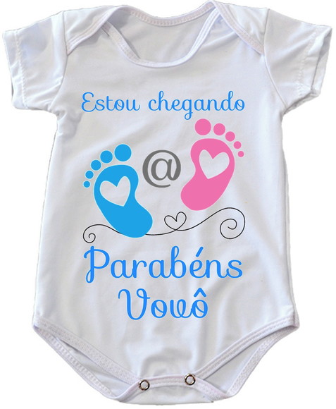 Body Infantil Estou Chegando Vovô