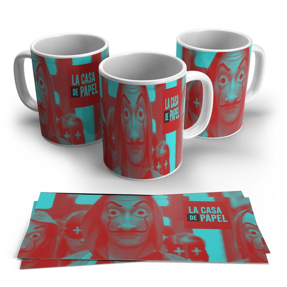 Caneca Porcelana La Casa de Papel