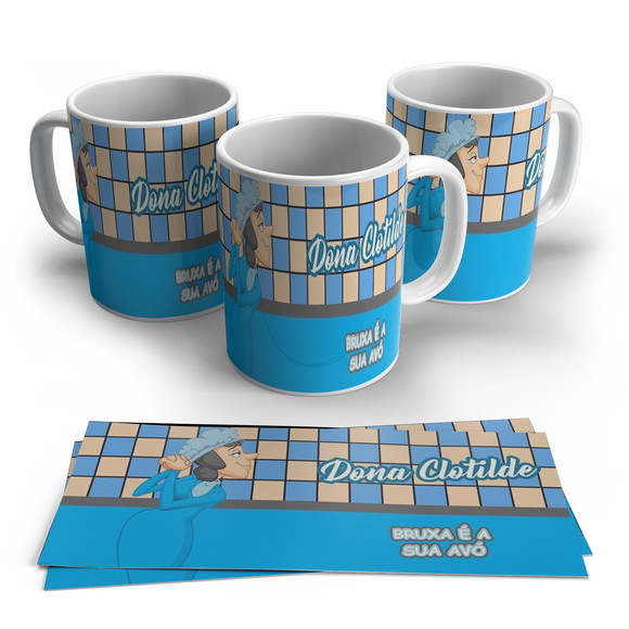 Caneca Turma do Chaves Dona Florinda