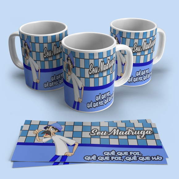 Caneca Turma do Chaves Seu Madruga