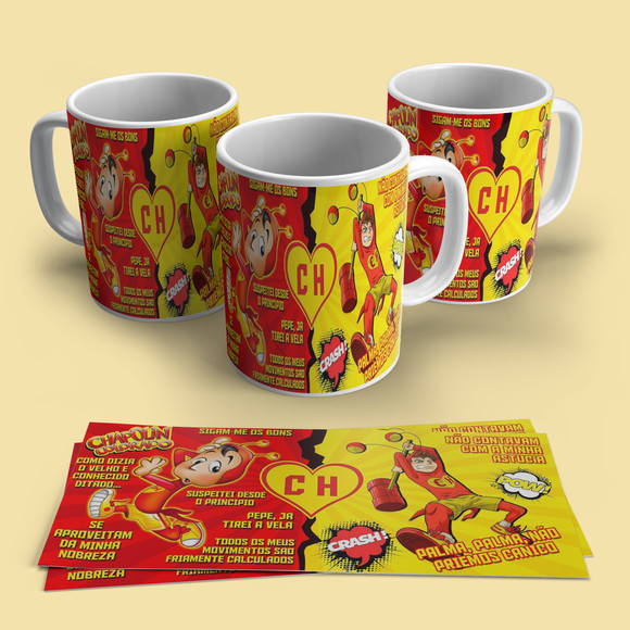 Caneca Turma do Chaves Chapolin