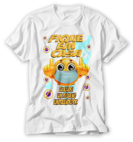 Camiseta Fique em Casa