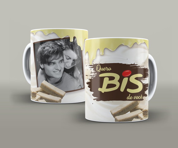 Caneca Personalizada Quero Bis de Você